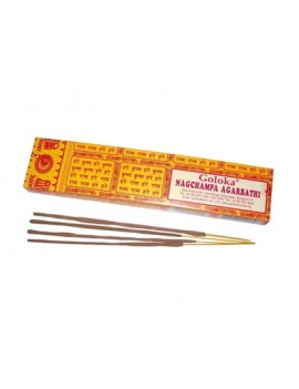 1 boite encens nag champa agarbatti 16 g (Goloka) inde