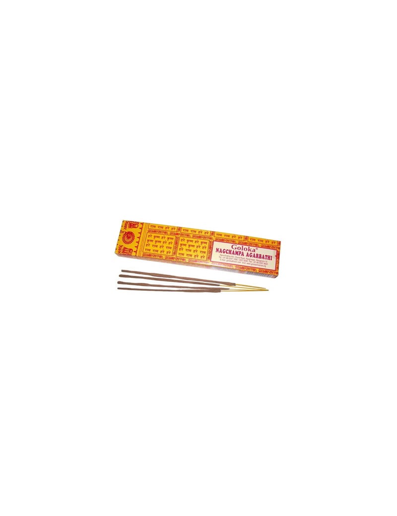 1 boite encens nag champa agarbatti 16 g (Goloka) inde