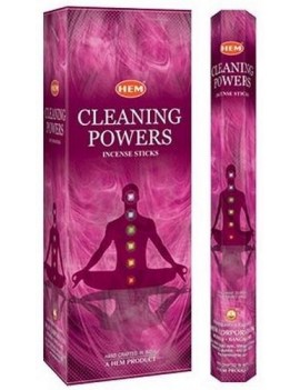 1 boite encens Cleaning powers 20 g HEM 7chakras  (inde)