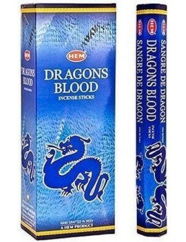 1 boite encens Dragon's Blood bleue 20 g HEM (inde)