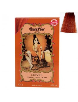 Coloration henné poudre henné color cuivre naturel 100g