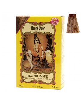 Coloration henné poudre henné color blond doré 100g