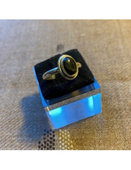 bague en argent &   BLACK...