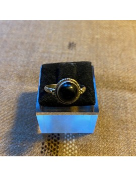 bague en argent Onyx noir...