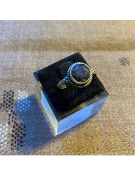 bague en argent  saphir (inde)