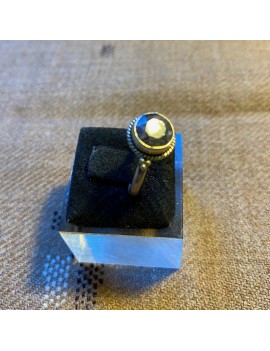 bague en argent & Saphir...